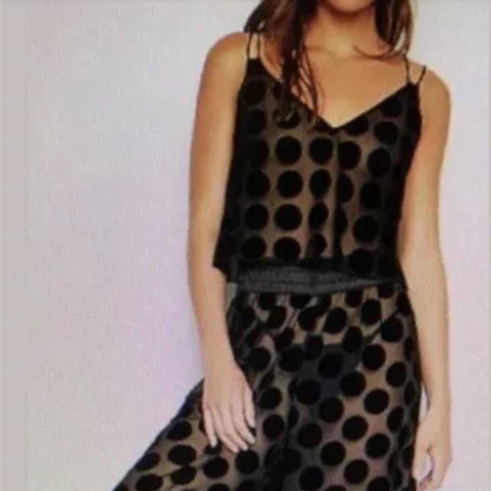 Victoria's secret dot sexy sheer pajamas